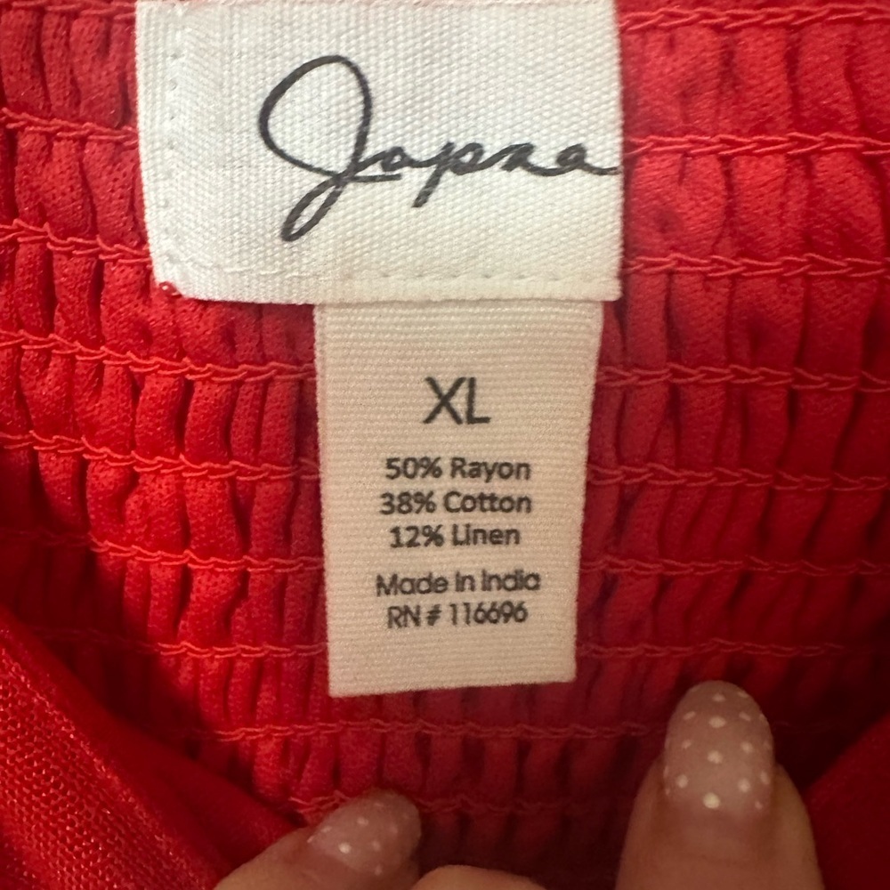 Japna Scarlet Mini Dress With Pockets! - Picture 2 of 8